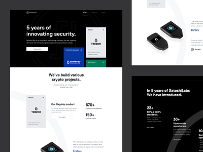 Clean landing page blockbook cards clean app design clean app landing clean design crypto crypto currency hardware wallet password manager satoshilabs trezor ui ui ux