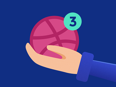 3 Dribbble invites giveaway ball clean design dribbble dribbble ball dribbble invitations dribbble invite dribbble invite giveaway icon icons illustration invitation invitations invites royal blue