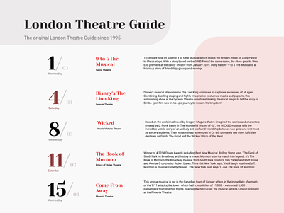 poster design london poster theatre time table ui