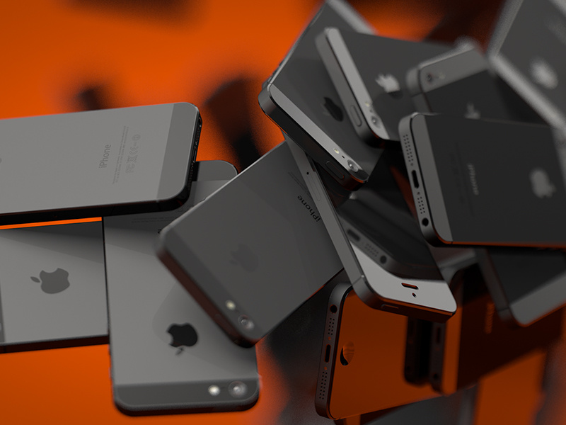 Smartphone Still cinema 4d dof iphone 3d