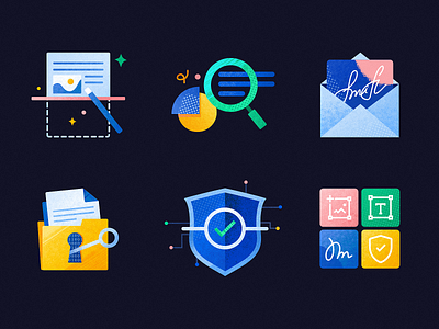 Productivity Tips — Icons set