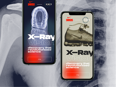 Nike SNKRS — Mobile app Concept app ecommerce interaction mobile mobile ui nike sneakers snkrs store typogaphy ui uiux x ray