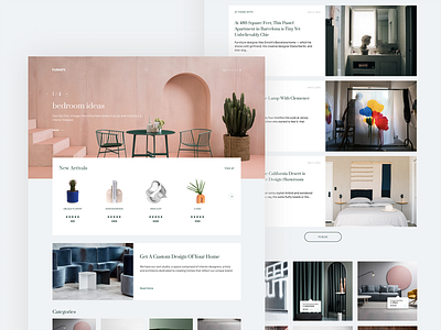 Furnify. — Ecommerce page concept decor design ecommerce furniture home interaction interface online shopping ui ux web webdesign website