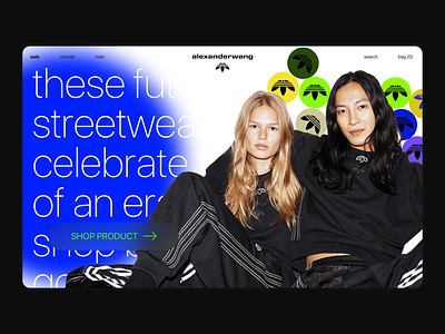 Alexander Wang x Adidas Originals — Main page Concept