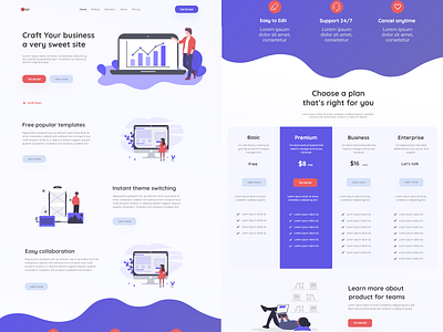 Landing page