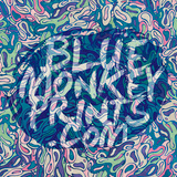 Blue Monkey Prints