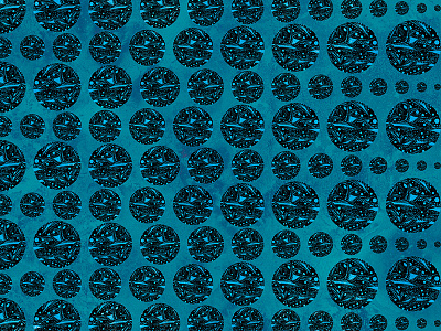 Blossom Aquarius blue fashion mid night pattern textile