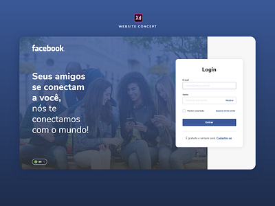 Facebook 2019 - Concept design ui ux web website