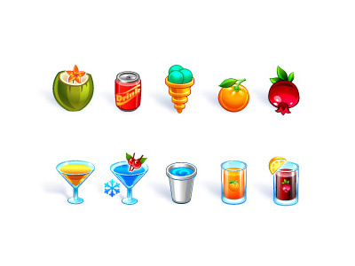 Cocktail icons