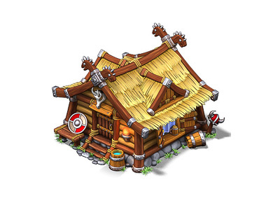 Vikings` House building casual game gamedev