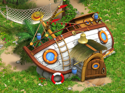 Ship House (Hobby Farm) building casual game gamedev ship
