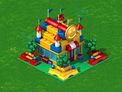 Rollercoaster Tycoon 4. Kid restaurant. building casual game gamedev restaurant