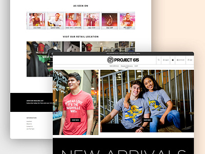 Project615 - Shopify Online Store