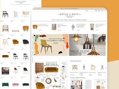Home Styling Shopify store development