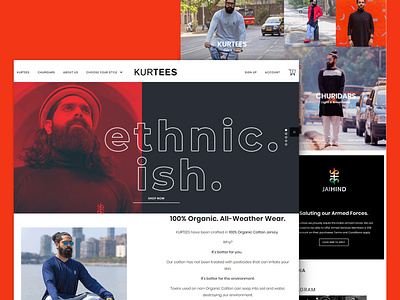 Kurtees  -Shopify store design and development