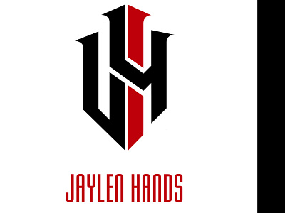 Jaylen Hands Brand logo concept adobe illustrator basketball logo basketball player branding flat logo minimal sports branding sports logo typography vector