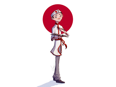 Sushi chef - Character Design