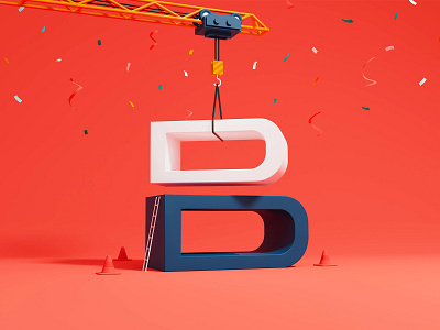 B is for Blok Party block branding cms construction logo logodesign logotype page builder party ui