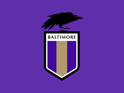 Baltimore gold heraldry italian purple raven