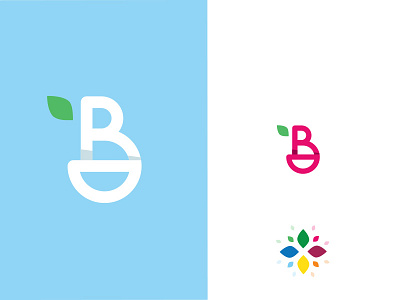 Bushel Logo Concept apple basket bright bushel concept network