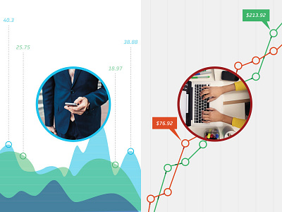 Banking Illustrations bank charts illustration