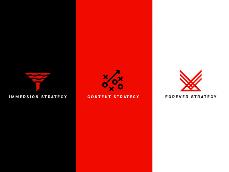 Strategy Icons WIP machine black white red strategy icons