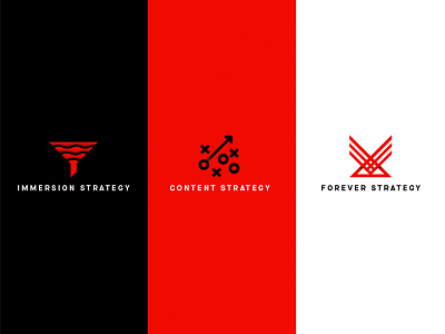 Strategy Icons WIP black icons machine red strategy white