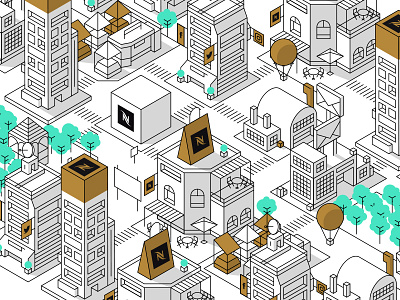 Tiny City city isometric simple