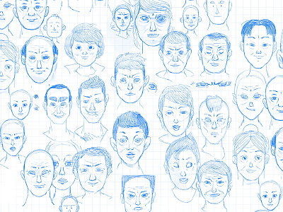 Portrait Research drawing portrait procreate