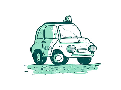 Fiat 500 500 car fiat polizia tiny