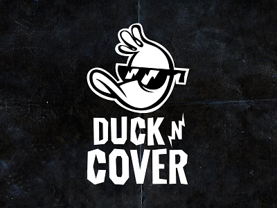 Duck'n'Cover logo band cover duck logo music nuclear parody rock