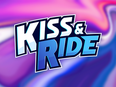 KISS & RIDE logo brand brand design branding identity illustration illustrator kiss label logo logo design logodesign logotype music music label record label ride