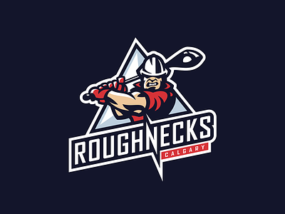 Roughnecks calgary lacrosse logodesign mascotlogo nimartsok sports design sports logo