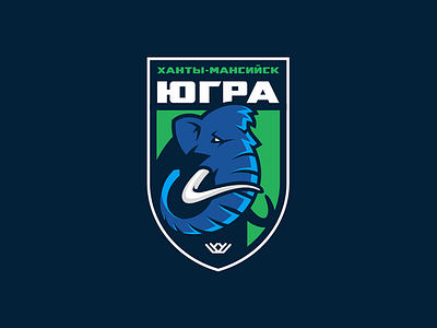 UGRA illustration logotype mamooth sports logo design ugra