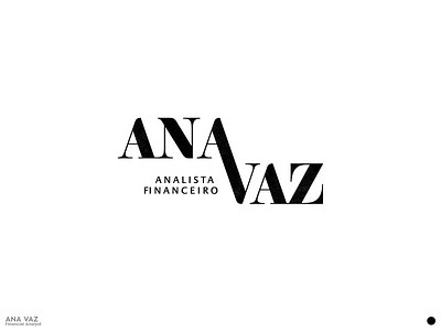 ANA VAZ - Logo analyst economy financial logo money