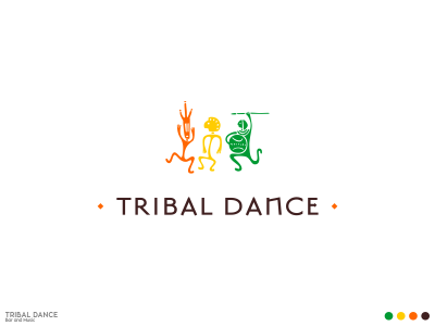 TRIBAL DANCE - Logo bar dance logo music tribal