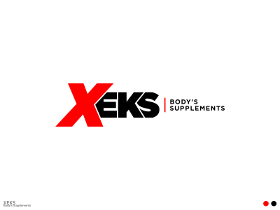 XEKS - Logo academy body fitness logo supplements