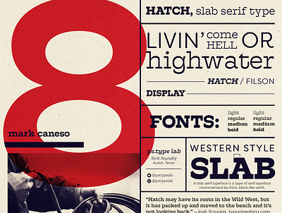 Hatch: Serif Type Specimen layout layout exploration layoutdesign poster retrodesign typedesign typeposter typography