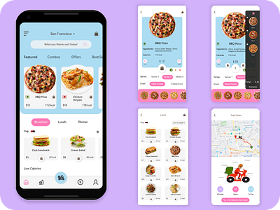 FOODY APP animation app cart clean delivery design figma food foodapp illustrator interaction minimal mobileapp pay product design protopie prototype restaurant restaurantapp