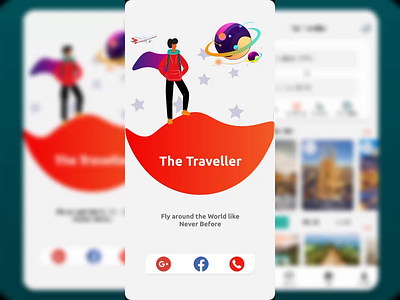 Travel App (Login Screen) animations app appdesign clean color designer figma flight flightapp flightbooking hotelapp hotelbooking illustrator ios prototype travel travelapp ui uiux
