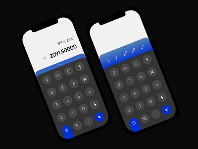 Calculator UI design mobile ui ui ux