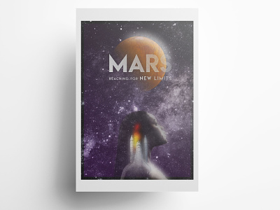 MARS Poster design mars photoshop poster art poster design space typography