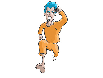 Running Man character design characterdesign design digitalart illustration illustrator photoshop vector