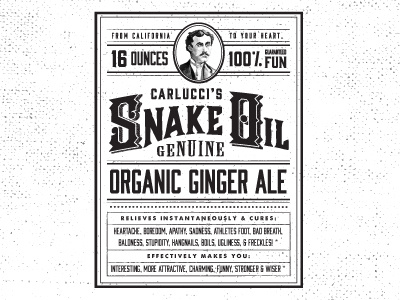 Carlucci's Ginger Ale Label (Progress)