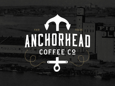 Anchorhead anchor branding coffee coldbrew fairtrade logo roasters rope seattle