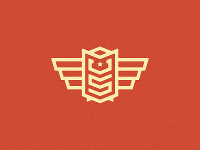 US badge branding illustration lockup logo monoline owl typography