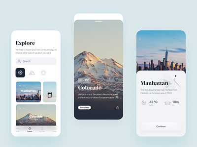 Avião - Travel App Ui Kit app ios iphone travel ui uikit uikits