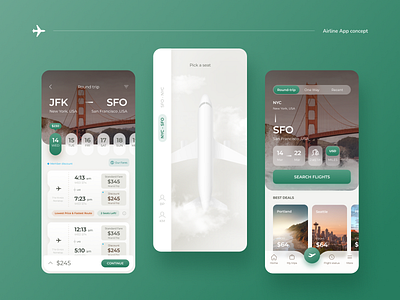 Airline App Concept