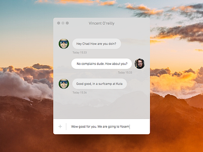 Dailyui013 - Direct Message 013 chat dailyui message ui