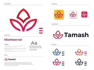 Tamash Life Style Logo abstract app icon brand identity design branding agency creative logo design f letter logo fashion logo flower flower logo golden ratio gradient lifestyle brand lifestyle logo lily logo logo maker minimal real estate logo symbol typography yellow